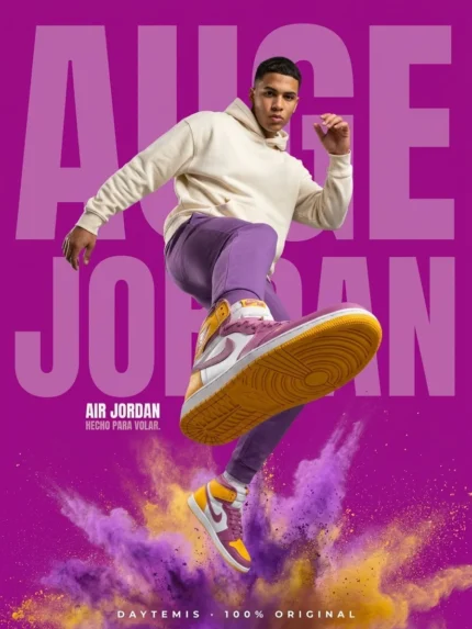 Air Jordan 1 High Brotherhood póster editorial Daytemis