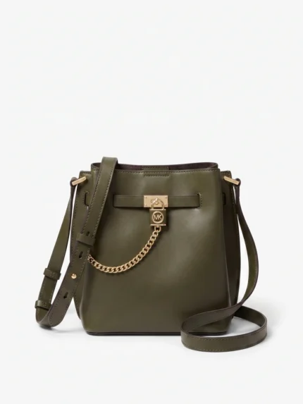 Cartera Michael Kors Hamilton Legacy bucket oliva - Daytemis