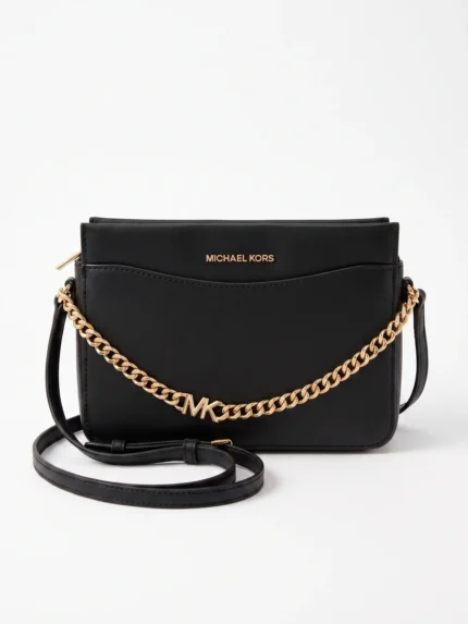 Cartera Michael Kors Jet Set Charm crossbody negra de cuero - Daytemis
