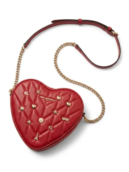 Cartera Karl Lagerfeld corazón roja Kosette