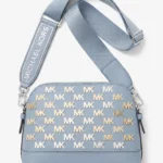 Cartera Michael Kors dome azul celeste logo MK