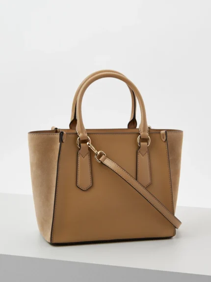 Cartera MK KRIS vista lateral gamuza