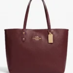 Cartera Coach City Tote cuero vino - Daytemis