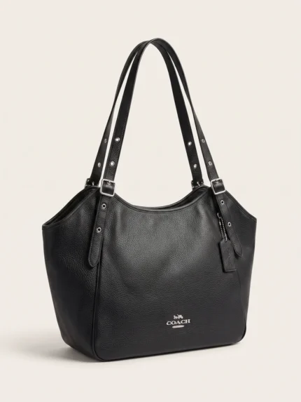 Cartera Coach negra shoulder tote