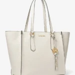 Cartera Michael Kors tote blanco de cuero - Daytemis
