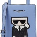 Mini tote Karl Lagerfeld celeste Ikonik