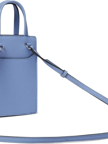 Mini tote Karl Lagerfeld celeste vista lateral