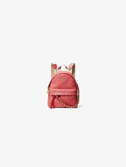 Mini mochila Michael Kors coral signature