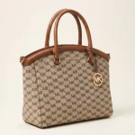 Cartera Michael Kors signature vainilla satchel