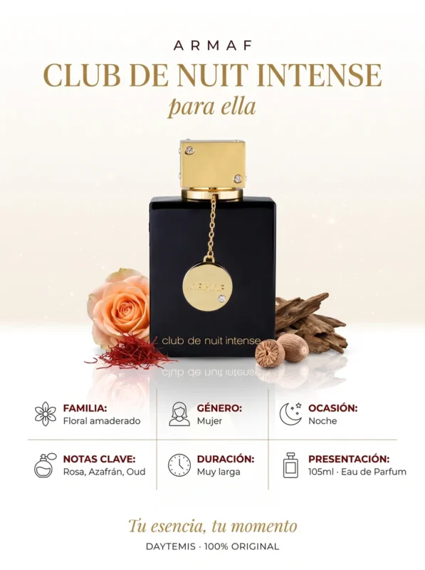 Club de Nuit Intense Woman ficha de notas Daytemis