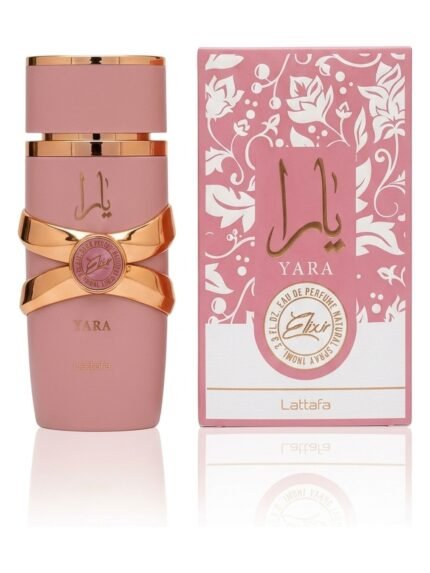 Perfume Yara Elixir de Lattafa 100 ml con su caja