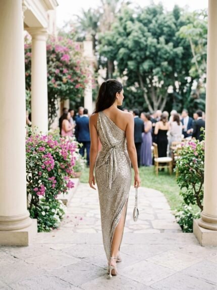 Vestido EDYAN P156, vista de espalda