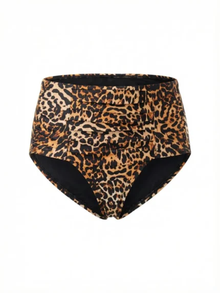 Calzón de baño animal print tiro alto