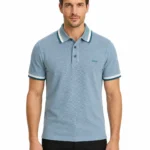 Camisero Boss celeste — frontal