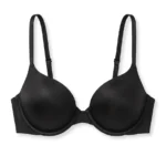 Brasier negro liso — 32B — fantasma frente