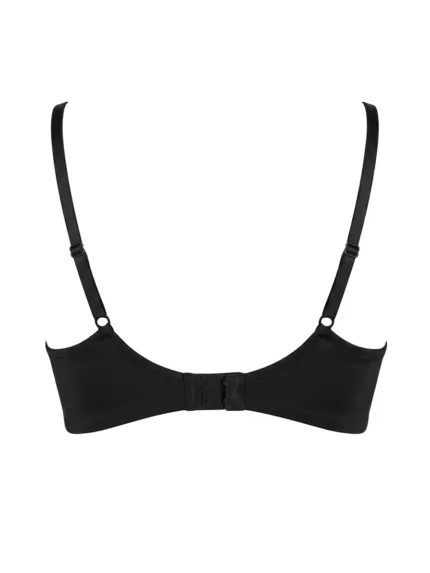 Brasier negro liso — 32B — fantasma espalda