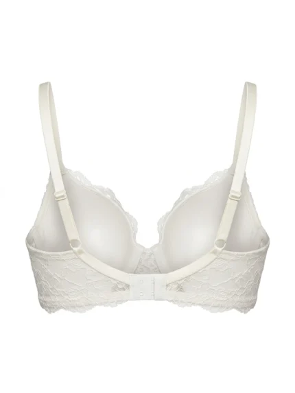 Brasier Victoria’s Secret blanco de encaje — 32C — fantasma espalda
