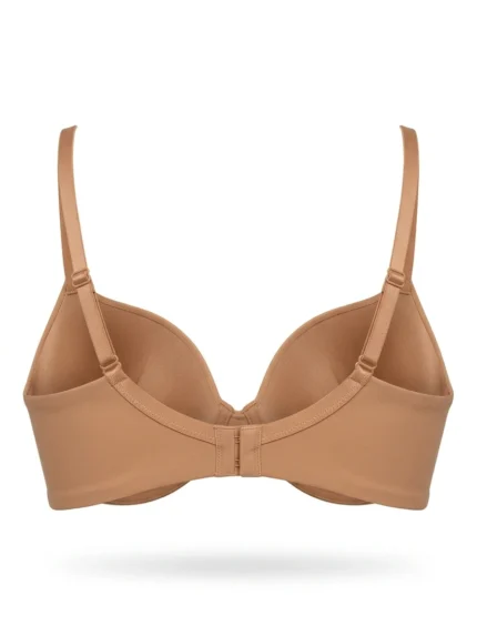Brasier nude liso con detalle central — 32C — fantasma espalda