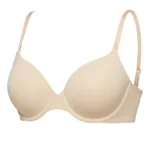 Brasier beige claro liso — 32C — fantasma frente