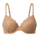 Brasier nude de encaje — 32D — fantasma frente
