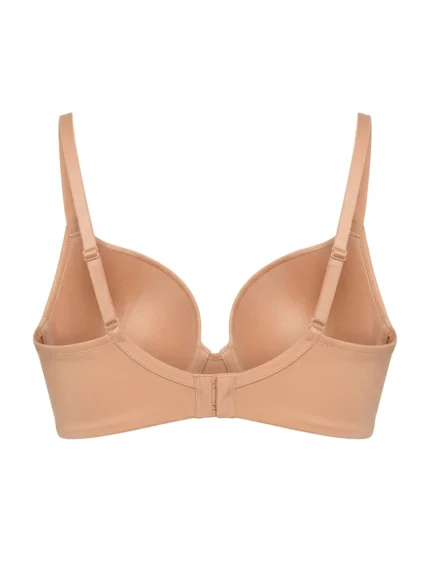 Brasier nude liso — 34D — fantasma espalda