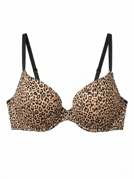 Brasier PINK animal print — 34D — fantasma frente