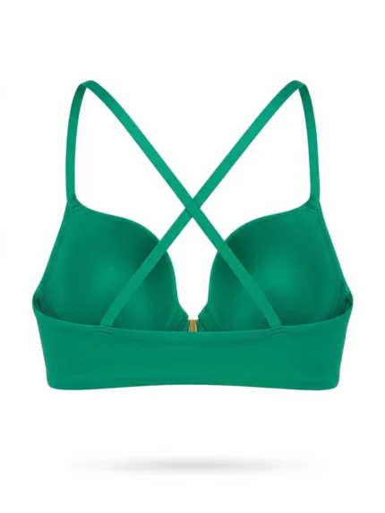 Brasier verde esmeralda — 34C — fantasma espalda