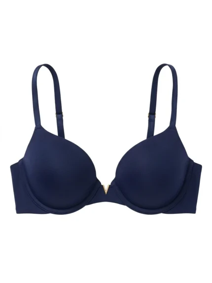Brasier PINK azul marino — 34B — fantasma frente