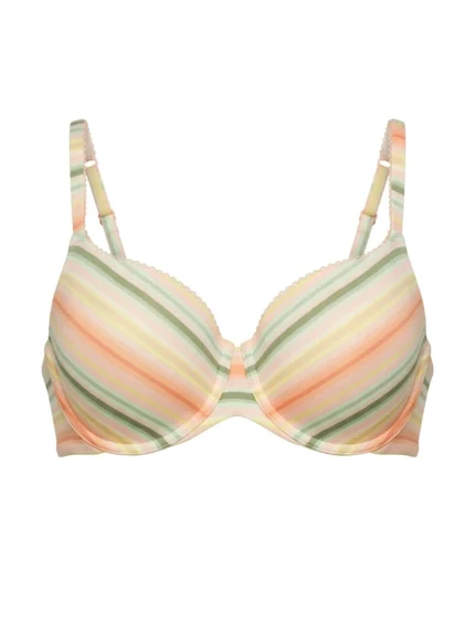 Brasier rayas pastel — 36C — fantasma frente