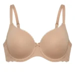 Brasier beige con encaje — 36C — fantasma frente