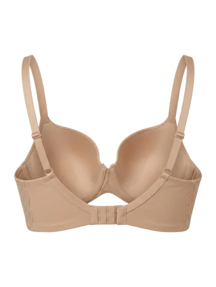 Brasier beige con encaje — 36C — fantasma espalda