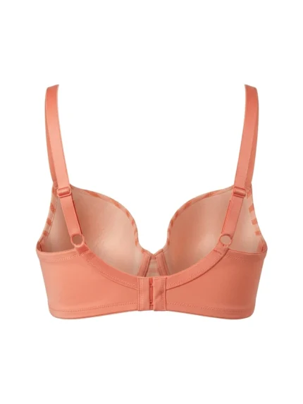 Brasier durazno de rayas — 36C — fantasma espalda