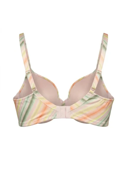 Brasier rayas pastel — 36D — fantasma espalda