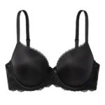 Brasier negro con encaje — 36D — fantasma frente