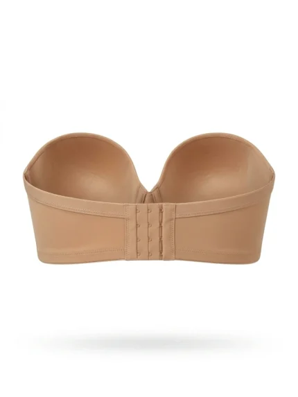 Brasier nude sin tirantes — 38D — fantasma espalda