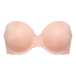 Brasier rosa sin tirantes — 38DD — fantasma frente
