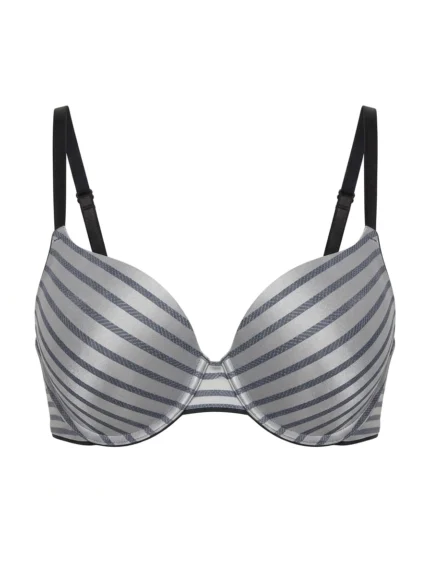 Brasier gris de rayas — fantasma frente