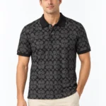 Camisero Coach negro con monograma — frontal