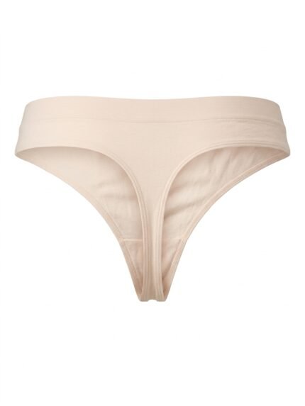 Calzón beige claro de cintura ancha — L — fantasma espalda