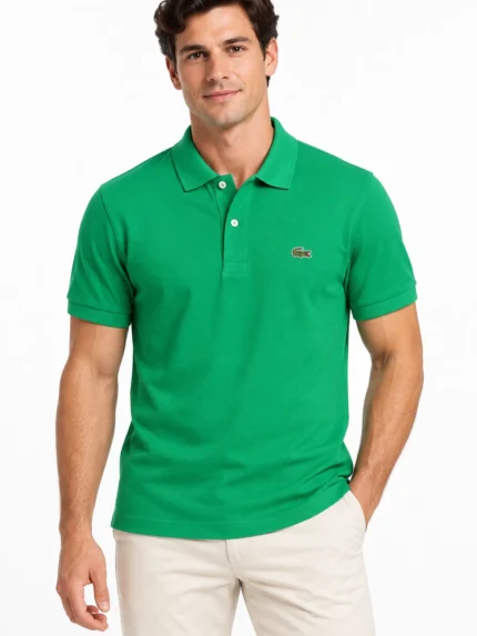 Camisero Lacoste verde intenso — frontal