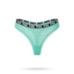 Calzón PINK verde menta de encaje — M