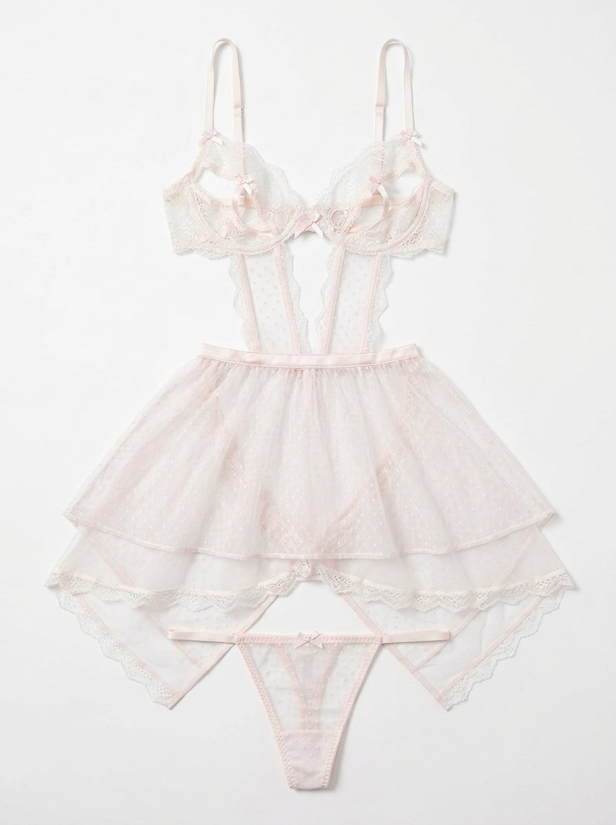 daytemis-nayde-20261019-n-02-frente Body blanco con faldita de tul — frente