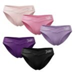 Pack de 5 calzones Juicy Couture multicolor — S — fantasma frente