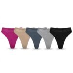 Pack de 5 calzones Steve Madden acanalado multicolor — S — fantasma frente