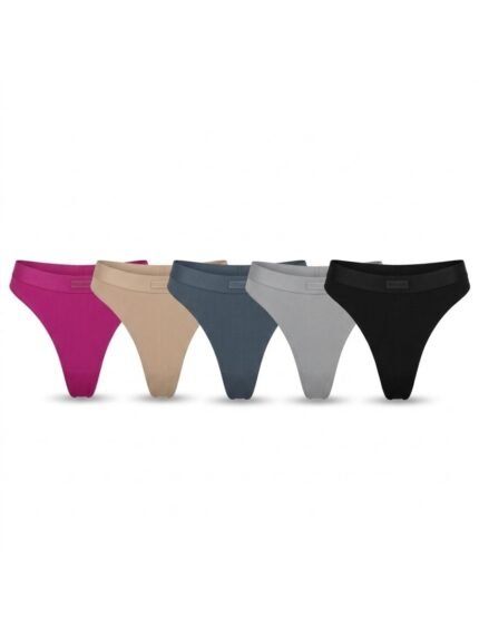 Pack de 5 calzones Steve Madden acanalado multicolor — S — fantasma frente