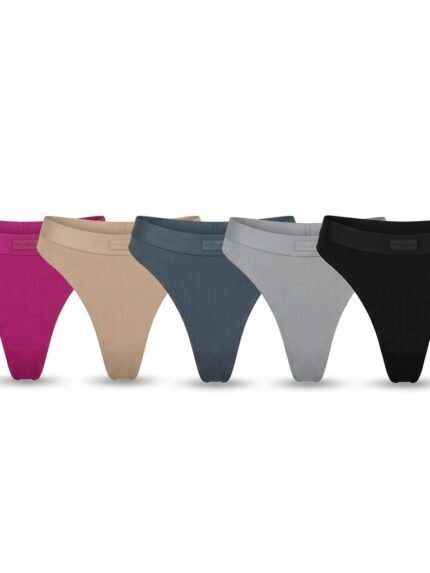 Pack de 5 calzones Steve Madden acanalado multicolor — S — fantasma frente