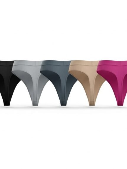 Pack de 5 calzones Steve Madden acanalado multicolor — S — fantasma espalda