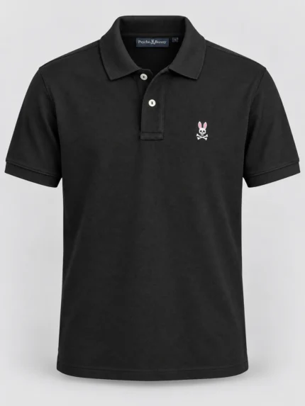 Camisero Psycho Bunny negro — fantasma