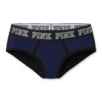 Calzón PINK azul y negro — S — fantasma frente