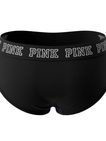 Calzón PINK azul y negro — S — fantasma espalda